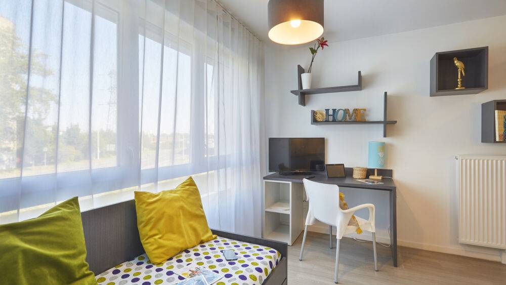 Intérieur d'un studio Nemea Villeneuve Pont de Bois